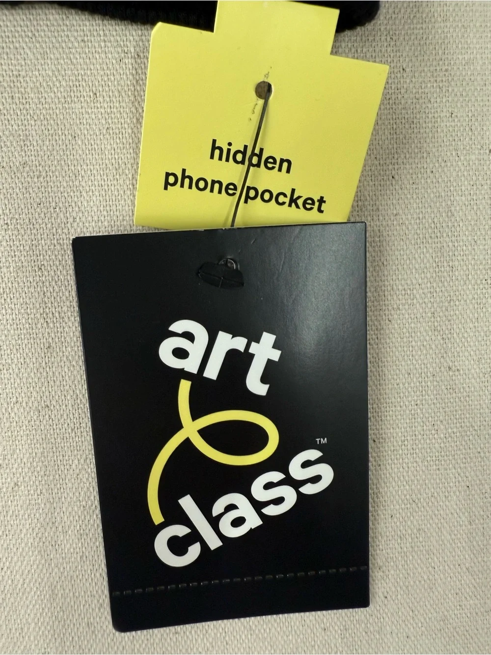 art class‎ Black Hoodie with White Interior Print